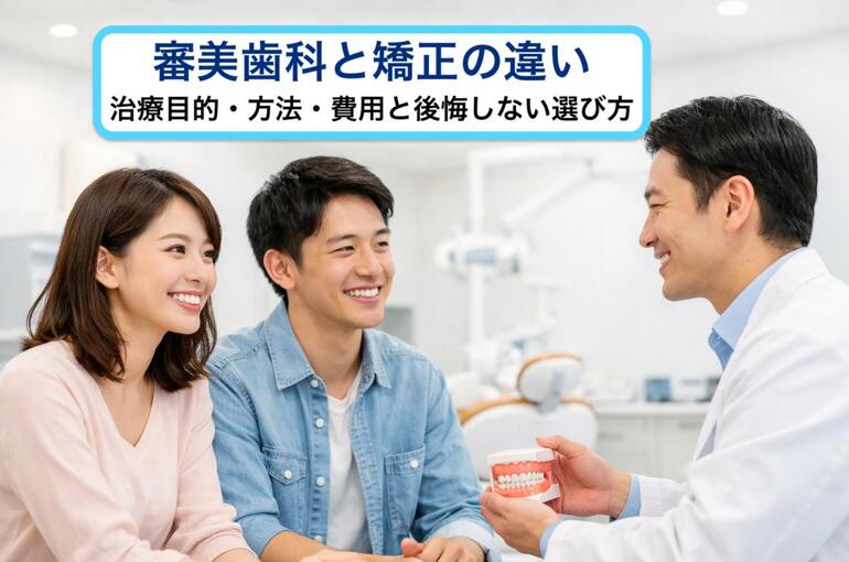 12審美歯科 矯正 違い